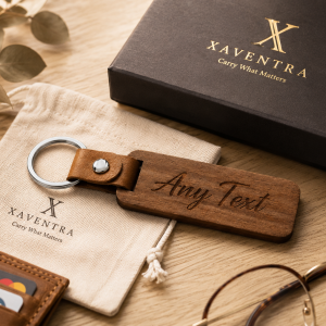 Personalised Wooden Keychain