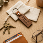 woodenkey Personalised Wooden Keychain