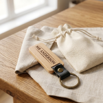 woodkeyring Personalised Wooden Keychain