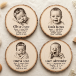 Bl1 Personalized Photo Wooden Plaque